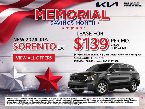 NEW 2026 KIA SORENTO LX